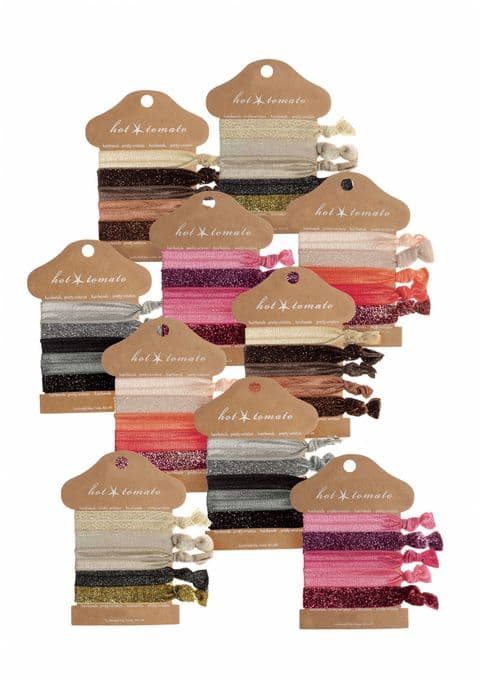 PONY TAIL/ BRACE BANDS SET ASST