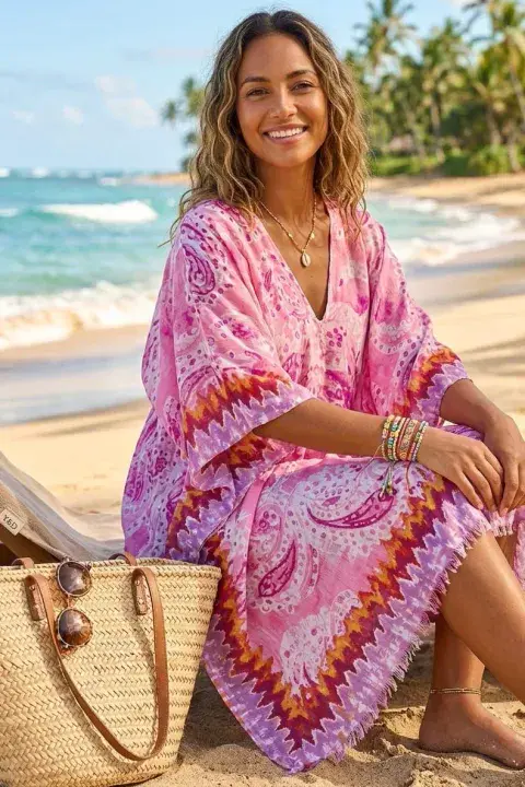 PRINT SILK COVER UP