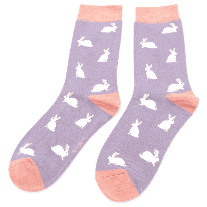 RABBITS PURPLE SOCKS