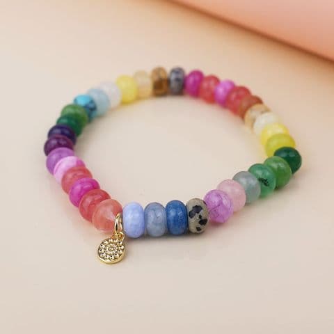 RAINBOW STONE BRACELET