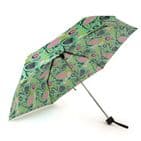 RECYCLED GREEN MIX FLORAL PRINT UMBRELLA