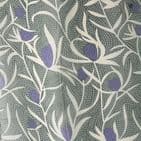 RECYCLED GREY MIX SILKY DOTTY VINE PRINT SCARF