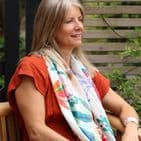 RECYCLED RED MIX TROPICAL FLORAL SCARF