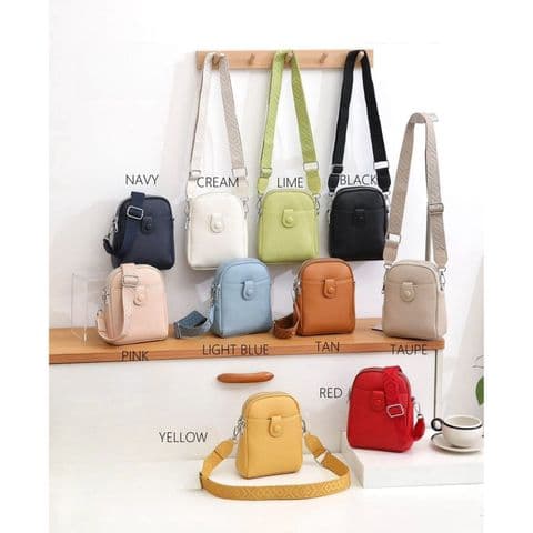 ROSIE DOUBLE ZIP CROSSBODY