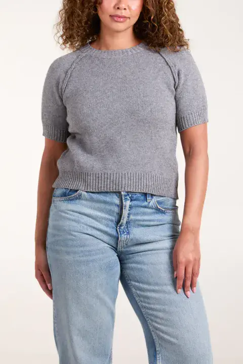 ROUND NECK RAGLAN SLEEVE JUMPER