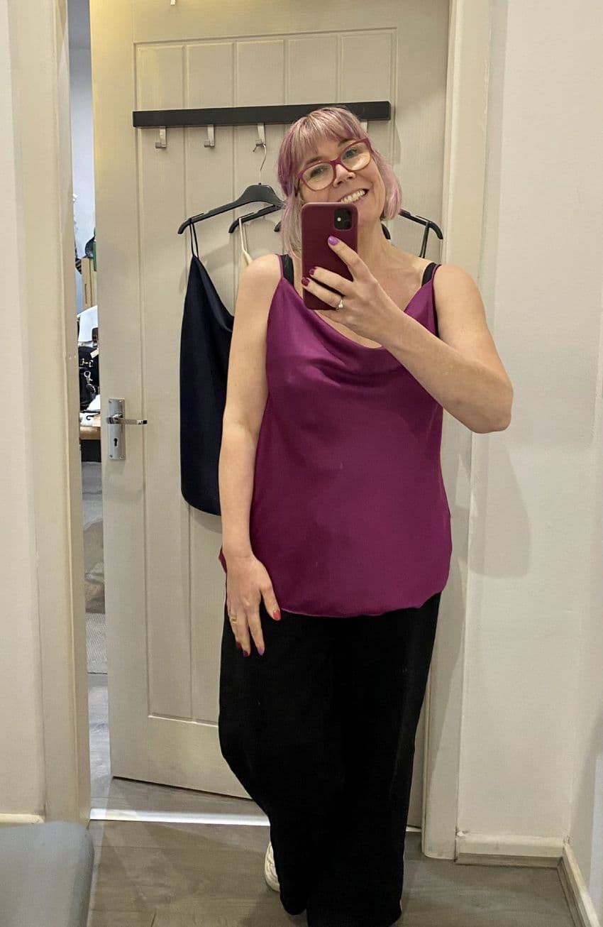 SATIN VEST TOP