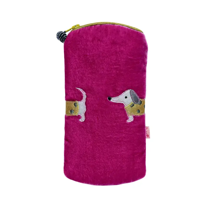 SAUSAGE DOG GLASSES  PURSE