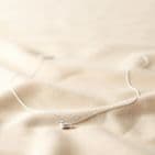 Sausage Dog Necklace Silver