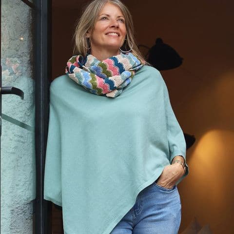 SEAFORM RECYCLED BLEND PONCHO