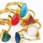 SEMI PRECIOUS RINGS
