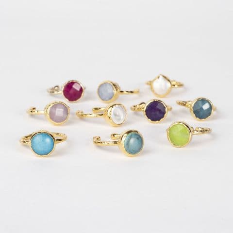 SEMI PRECIOUS STACKING RINGS