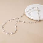 SILVER PLATE MULTI HEART NECKLACE