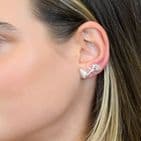 SILVER PLATED OCEAN INSPIRED TRIPLE EARRINGS SET