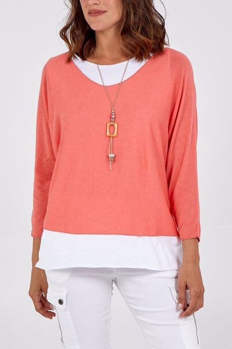 SIMPLE 2 LAYER TOP CORAL