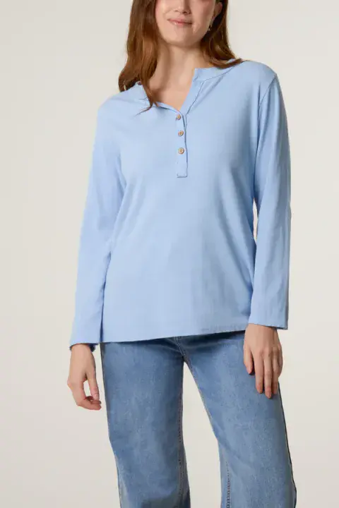 SIMPLE LONG SLEEVE TOP