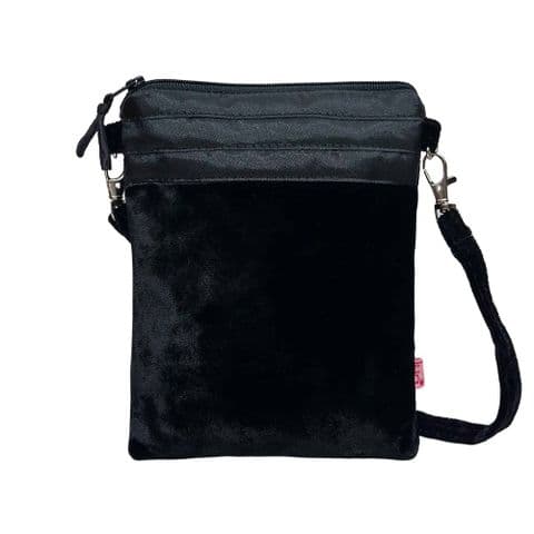 SMALL VELVET CROSSBODY