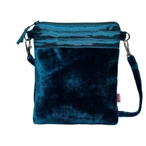 SMALL VELVET CROSSBODY