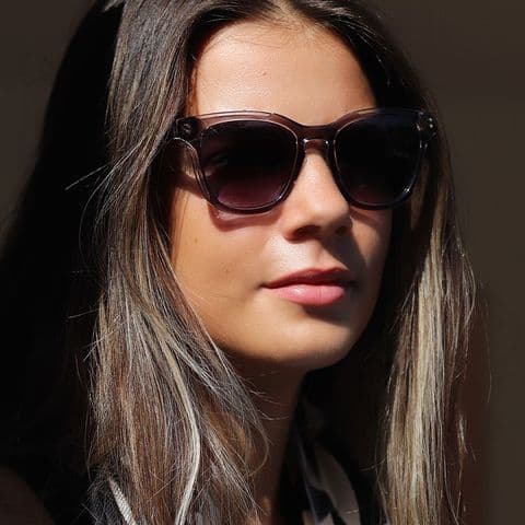 SMOKY GREY CLASSIC SHAPE ECO SUNGLASSES