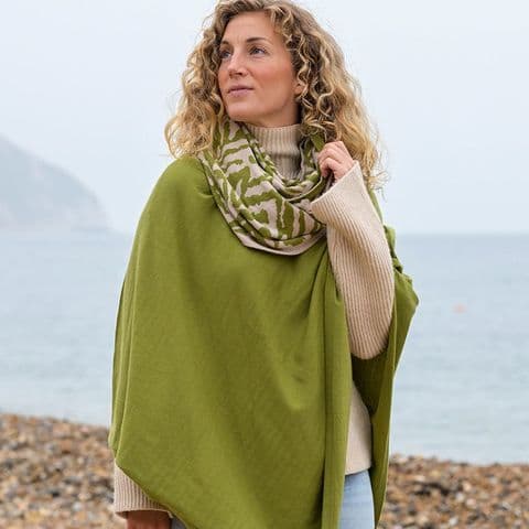 SOFT RECYCLED BLEND PONCHO