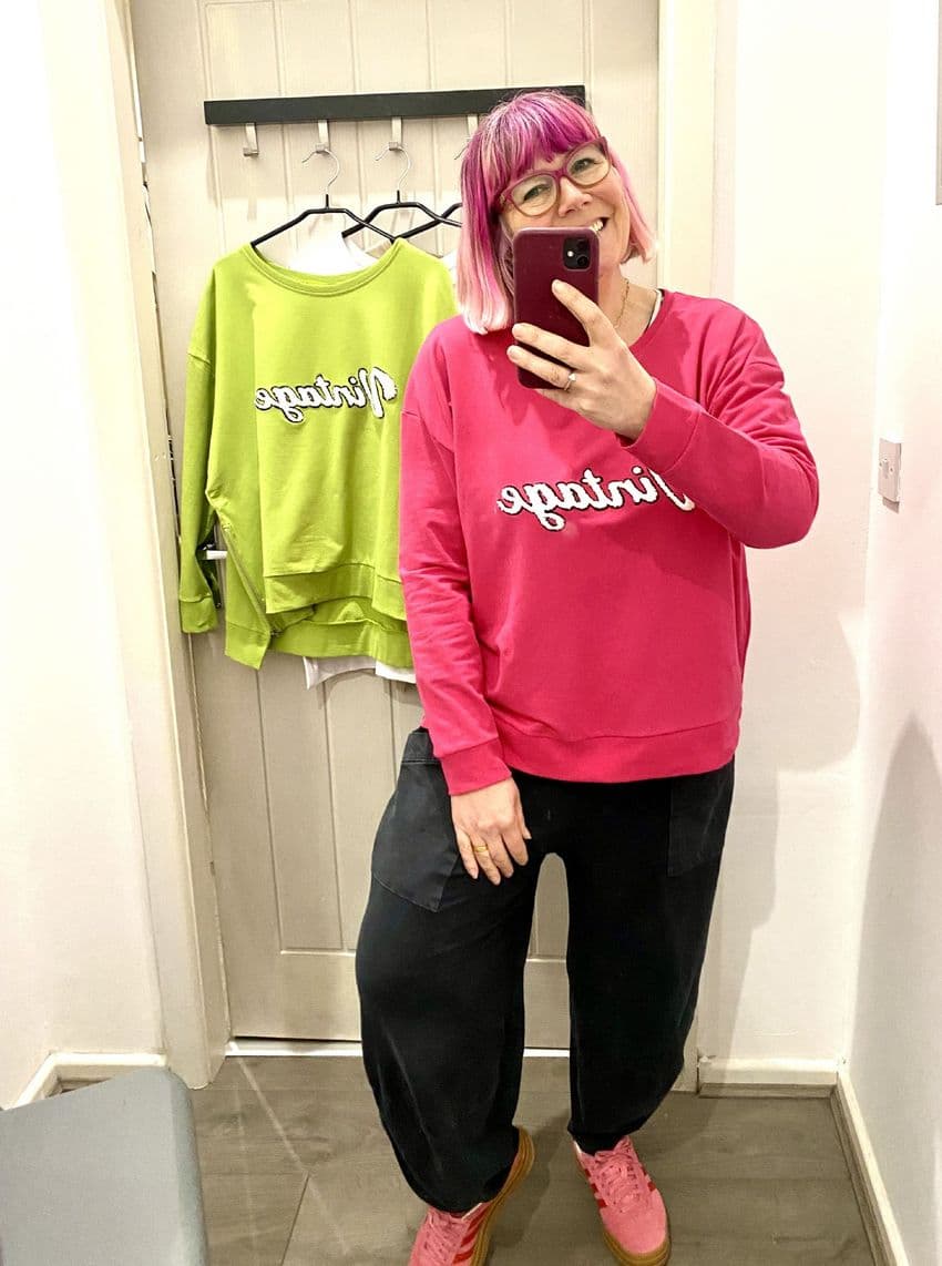 SOFT VINTAGE COTTON SWEATSHIRT