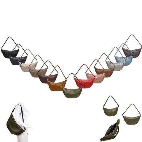 SOPHIA LARGE HALF MOON CROSSBODY