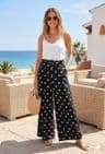 SPOT BELTED TROUSERS