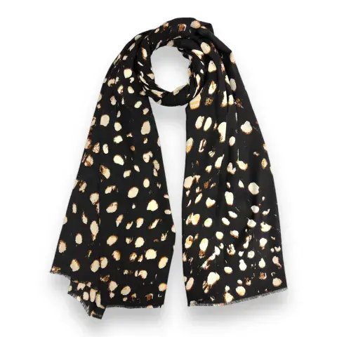 SPOTTY PRINT MEDIUM WEIGHT SCARF