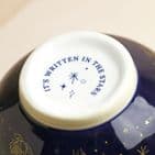 STARRY NIGHT NAVY CRESCENT MOON MUG