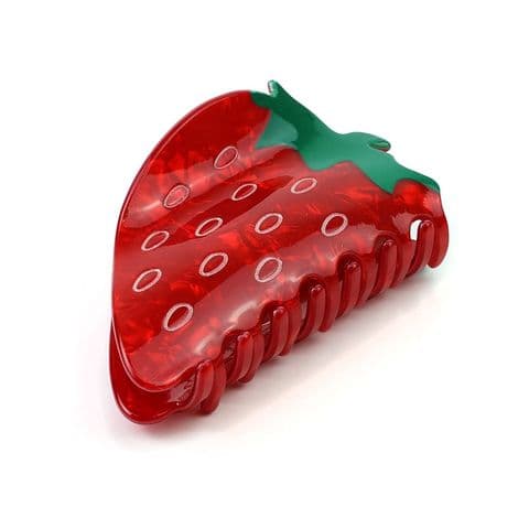 STRAWBERRY ACRYLIC CLAW CLIP