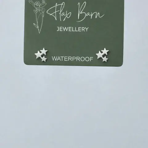 TARNISH RESISTANT STAR CLUSTER STUDS IN SILVER
