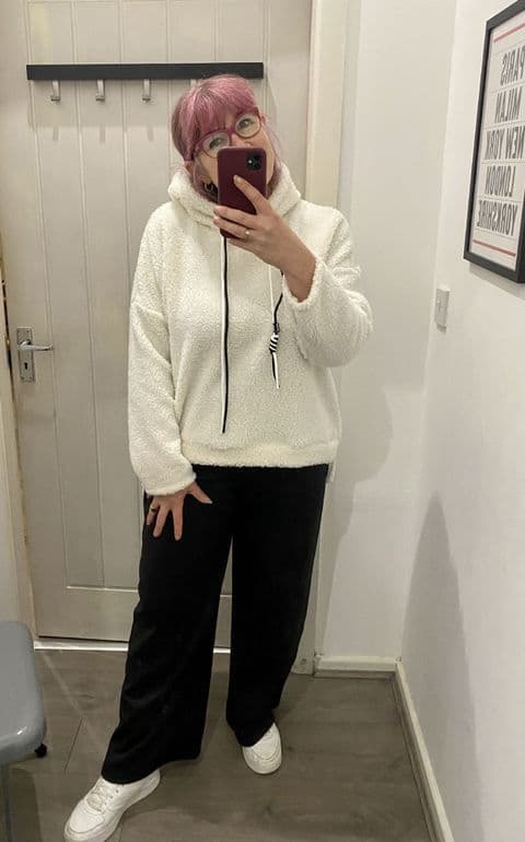 TEDDY HIGH LOW STRING HOODY