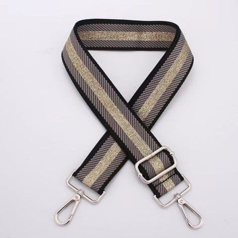 THIN BAG STRIPE GOLD STRIPE GREY