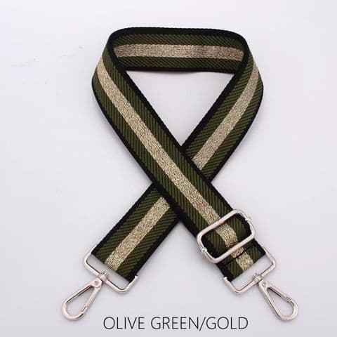 THIN BAG STRIPE GOLD STRIPE KHAKI