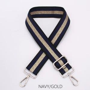 THIN BAG STRIPE GOLD STRIPE NAVY