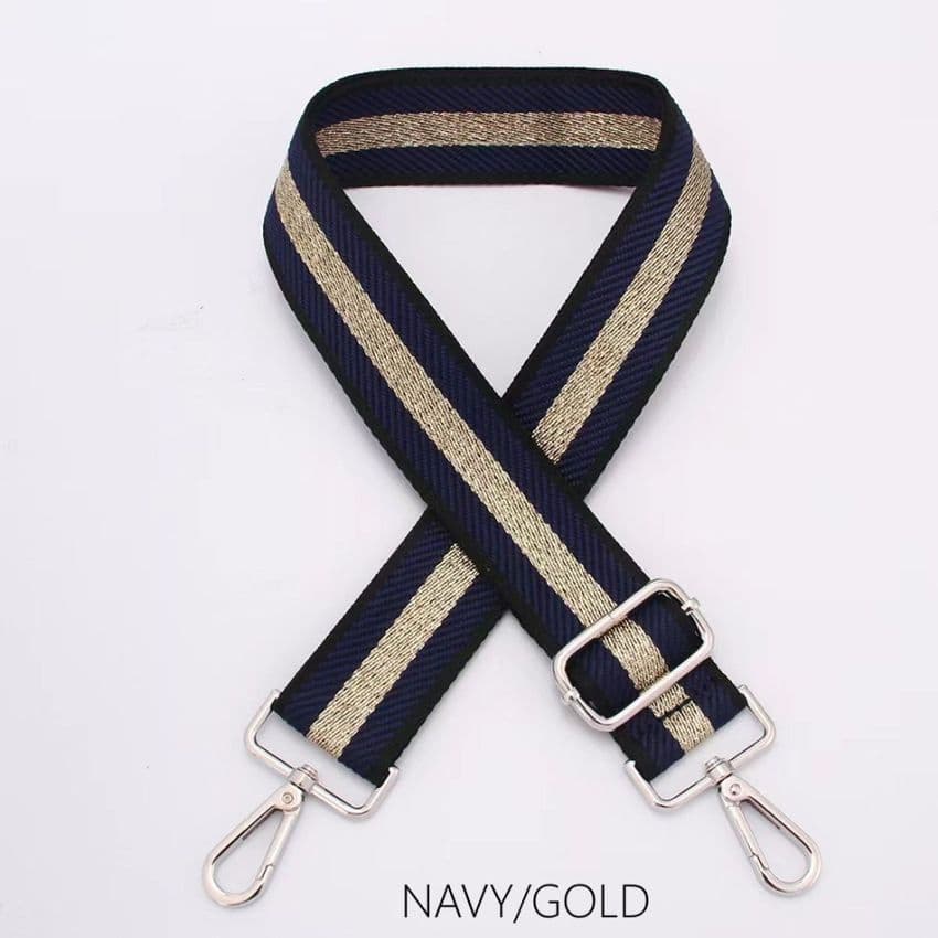 THIN BAG STRIPE GOLD STRIPE NAVY