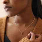 TINY HEART PENDANT NECKLACE GOLD