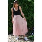 TULLE SKIRT PLAIN SOFT BLACK