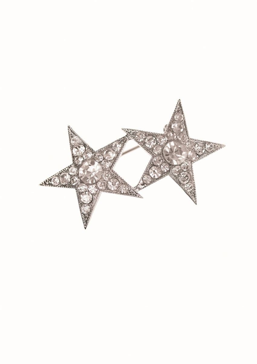TWIN STAR BROOCH