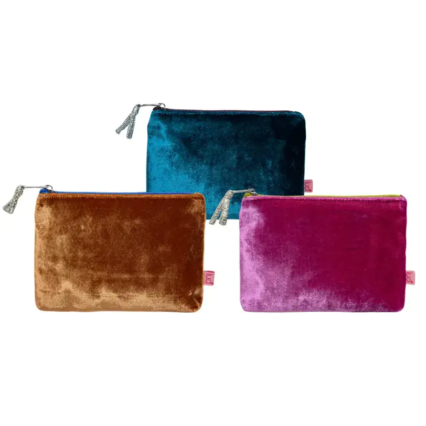 VELVET  PURSE POUCH