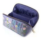 VIOLET BLUE VELVET MEADOW VANITY CASE