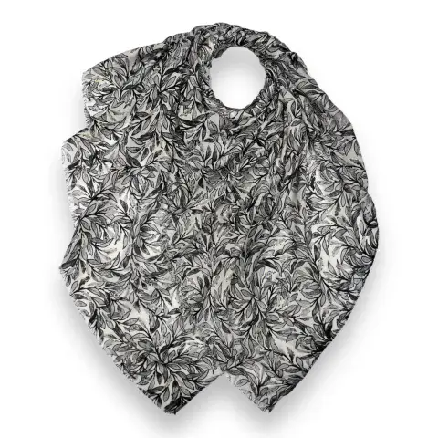 WILLOW LEAVES PRINT SCARF