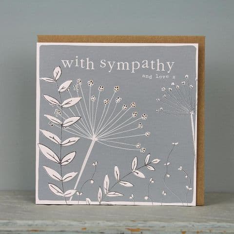 WITH SYMPATHY CARD