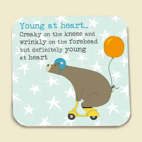 YOUNG AT HEART COASTER