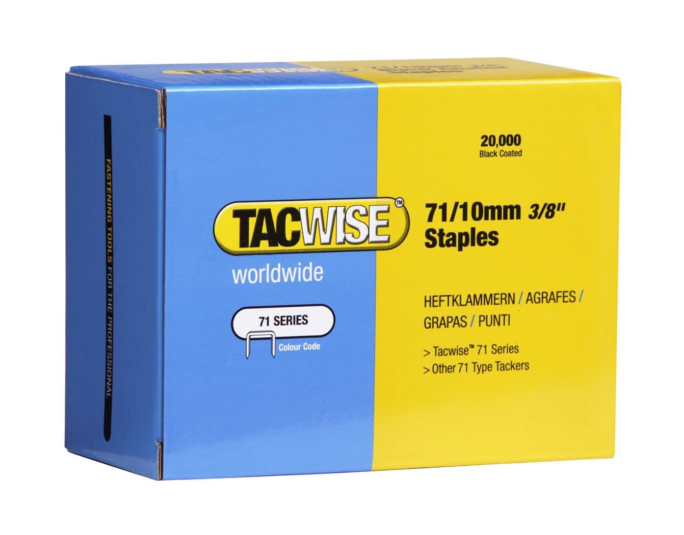 71/10mm Galvanised Upholstery Staples 20 000