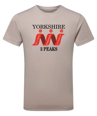 3 PEAKS PERFORMANCE T-SHIRT -STONE