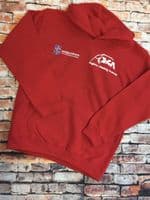 ADULT FIRE RED HOODIE