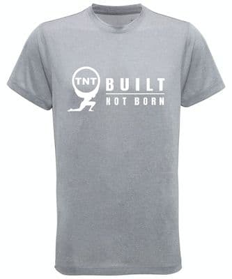 BUILT NOT BORN WHITE PRINT