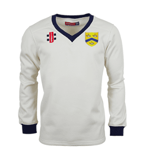 PRO PERFORMANCE SWEATER WITH NAVY TRIM
