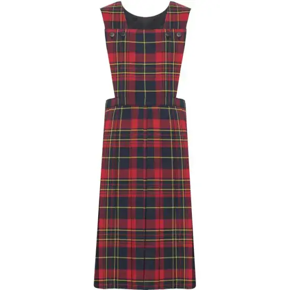 RED TARTAN PINAFORE