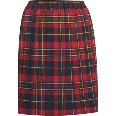 RED TARTAN SKIRT